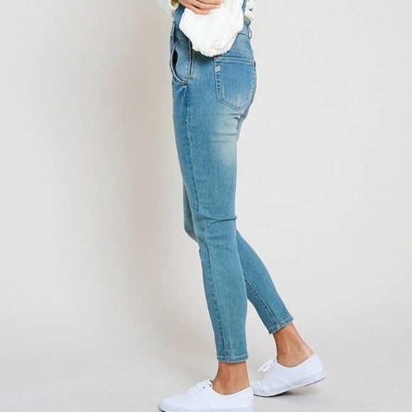 Wishlist Jean Skinny Leg Overall DARK BLUE DENIM - Picture 7 of 8
